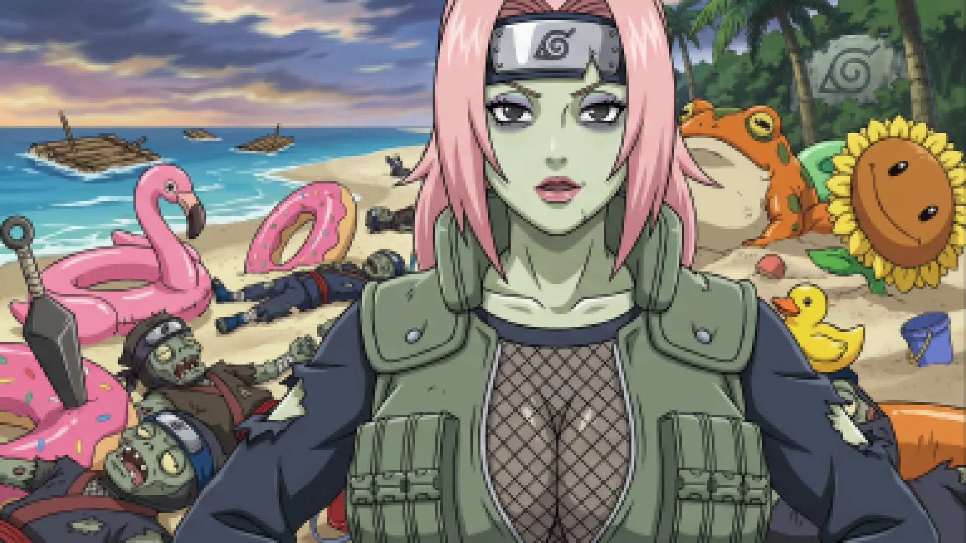 Konoha vs Zombies