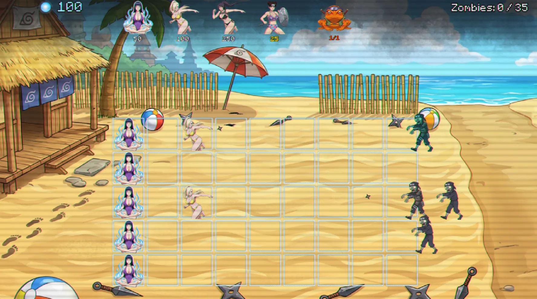 Konoha vs Zombies screenshot 2